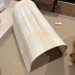 かまぼこ型のトンネル。全長60cm